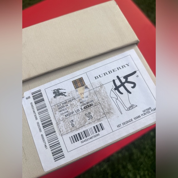 Burberry Haymarket Check Ombré Pump - Picture 10 of 10